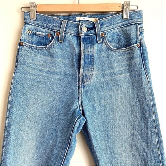 levis Wedgie Icon Fit Jeans High-Rise Button Fly 22861-0095 Size 25 - Picture 5 of 14